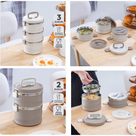 INFORMA Appetite Kotak Makan Susun Lunch Box SUHO 2 susun / SUBIN 3 susun BKL