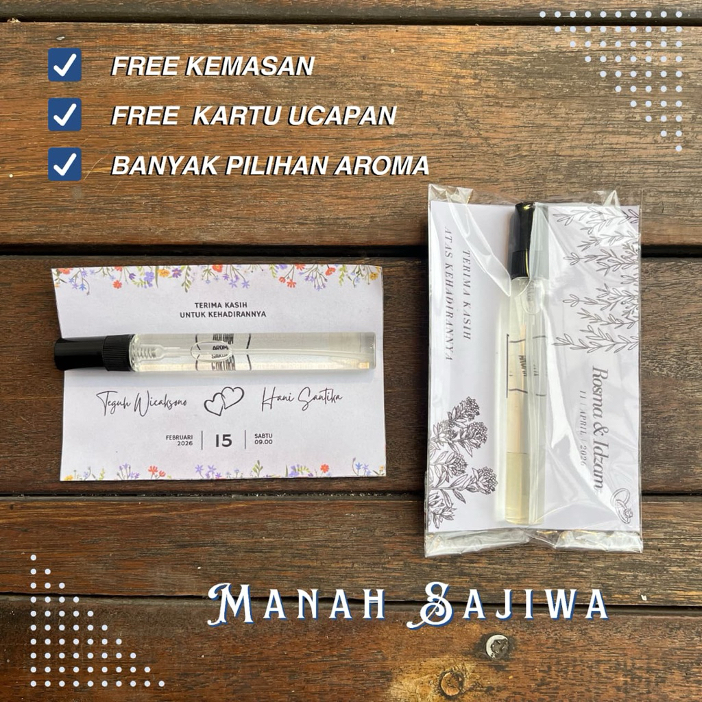 Souvenir Pernikahan Wedding (Free desain Template dan kemasan)