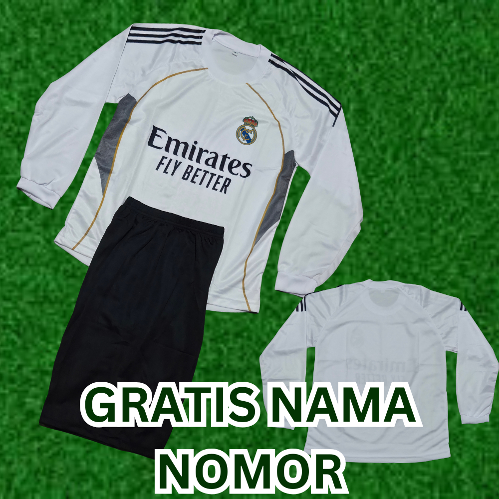 baju kiper madrid setelan baju jersey kiper anak madrid tosca