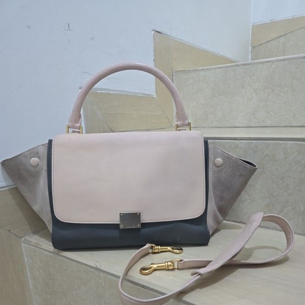 Tas.aku- pl hand bag CELINE TRAPEZ-ORI (free bonus)