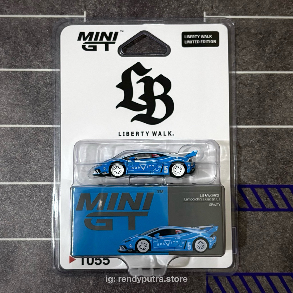 MINI GT LB WORKS Lamborghini Huracan  GT GRAVITY Limited LB Store Blister Sealed