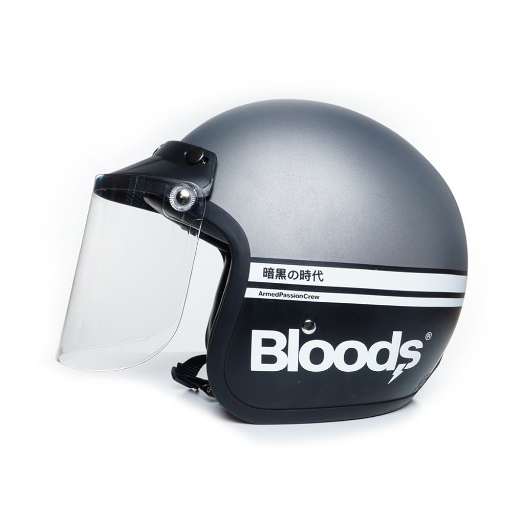 HELM BLOODS OURASE BLACK GREY ORIGINAL.