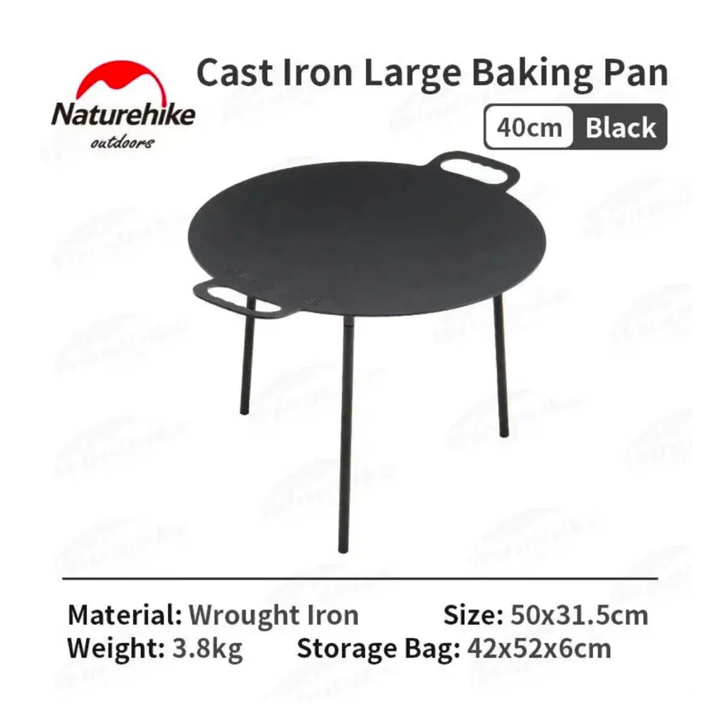 WAJAN FLAT LARGE FRYING PAN NATUREHIKE NH20SK003