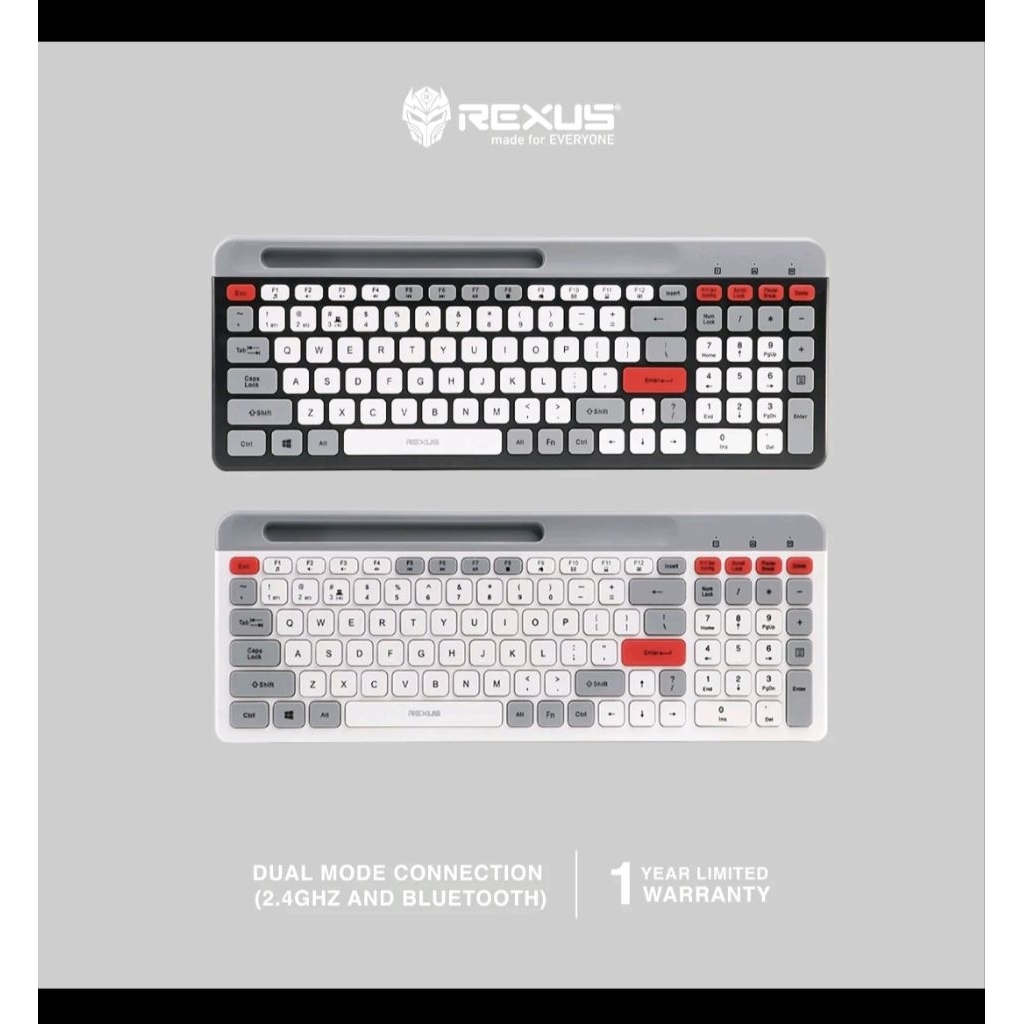 Keyboard REXUS Second, dual conection