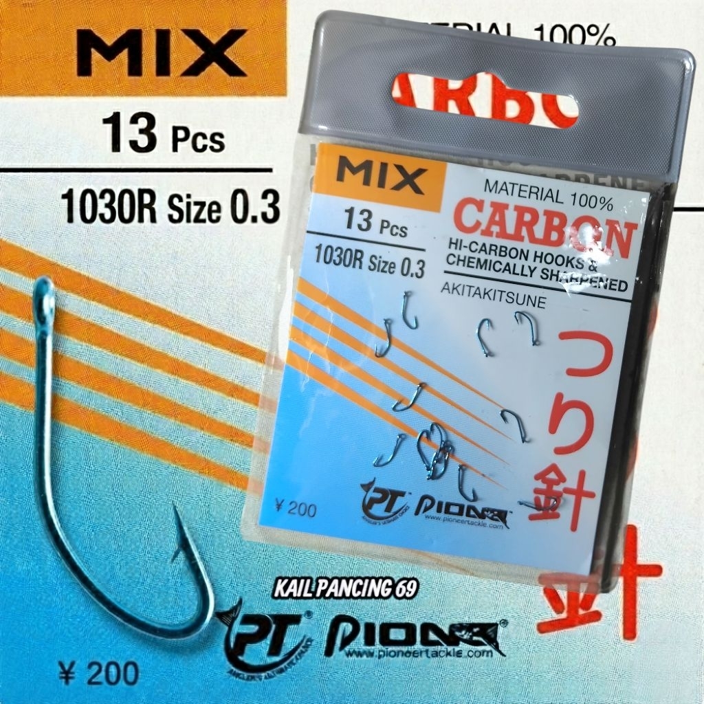 Kail Pancing mix carbon micro fishing 0,3 0,6 0,8 1&2