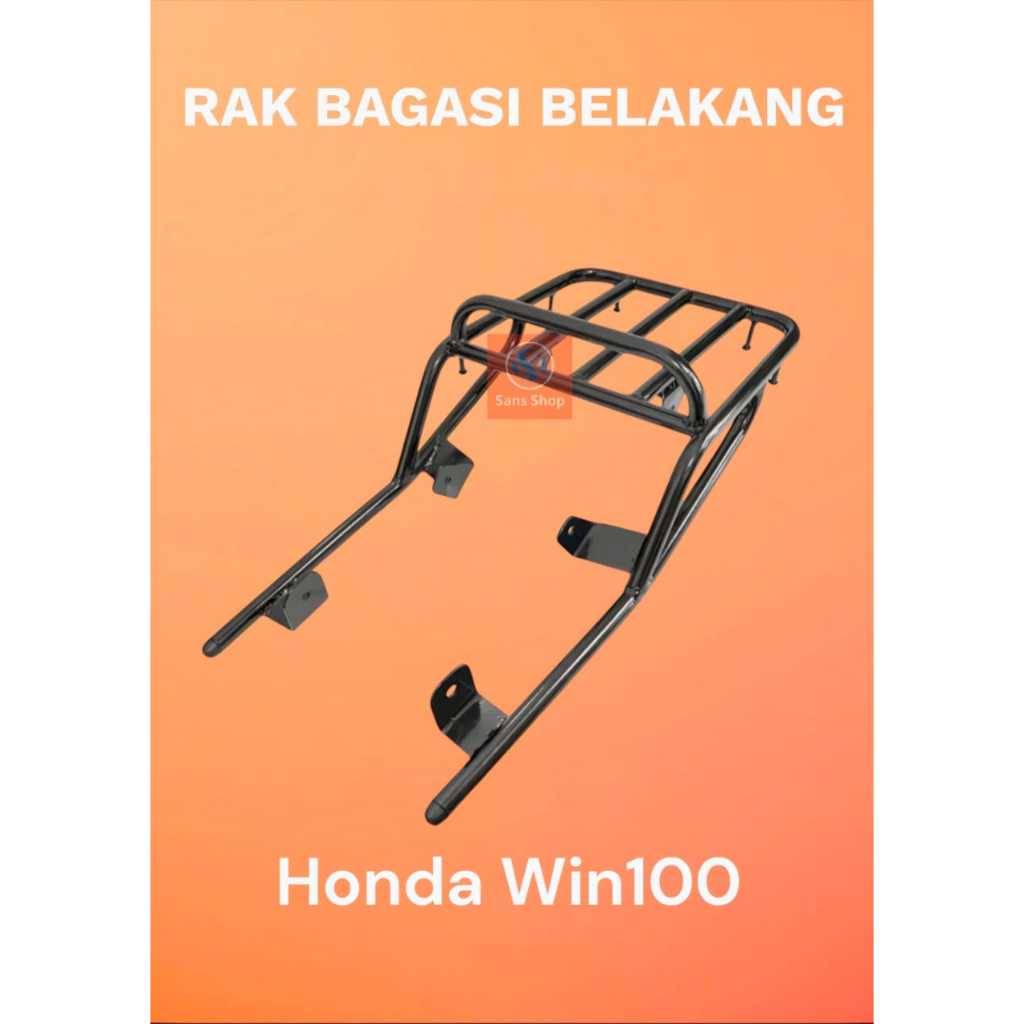 Rak Bagasi Belakang Honda Win 100 Behel Belakang Besi Tebal Custom Win100