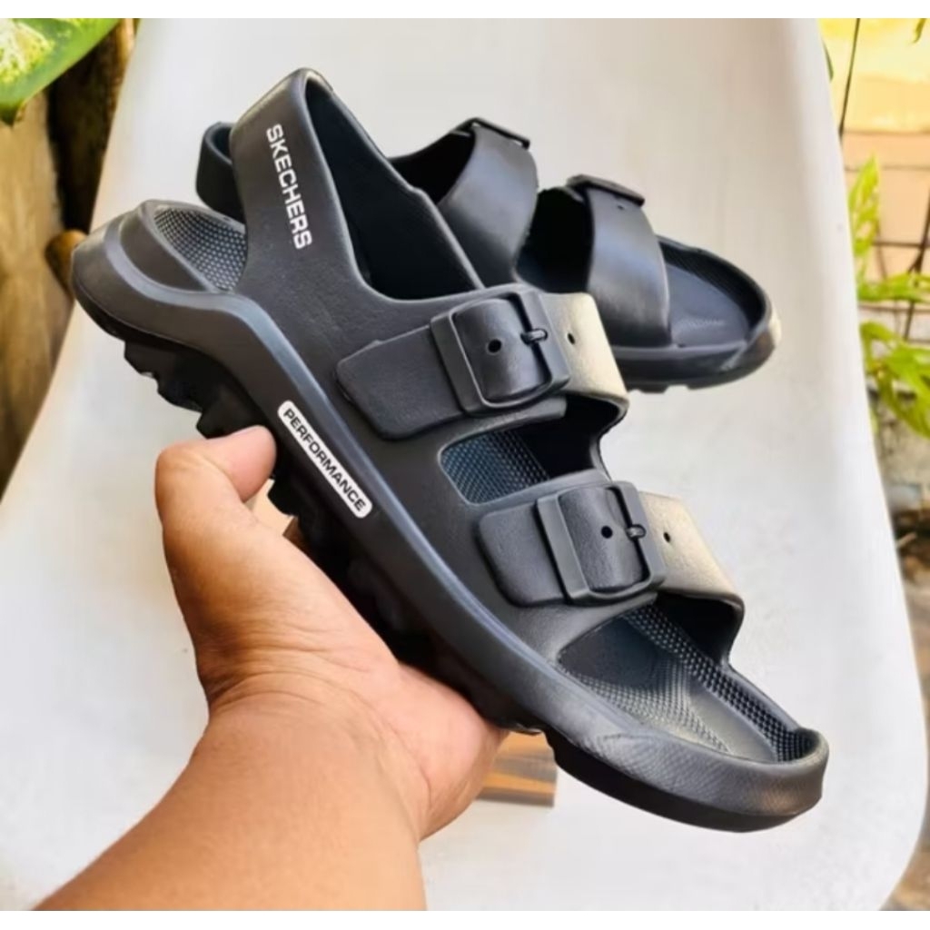 Sendal Gunung pria karet Sandal Outdoor pria terbaru Sandal Tracking Gunung Hiking karet pria