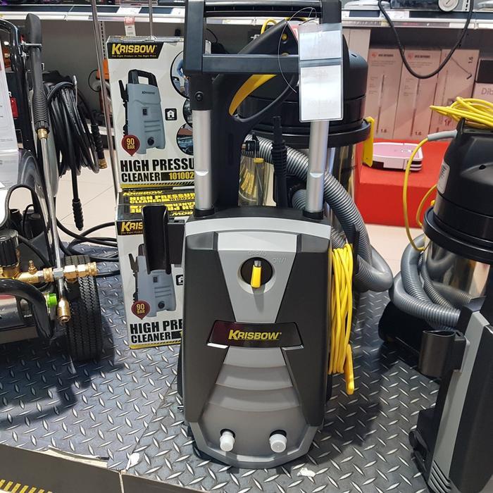 Krisbow High Pressure Cleaner Home Use 100 Bar 1400 watt Frhpe100A Mesin Cuci Steam Serbaguna Alat P