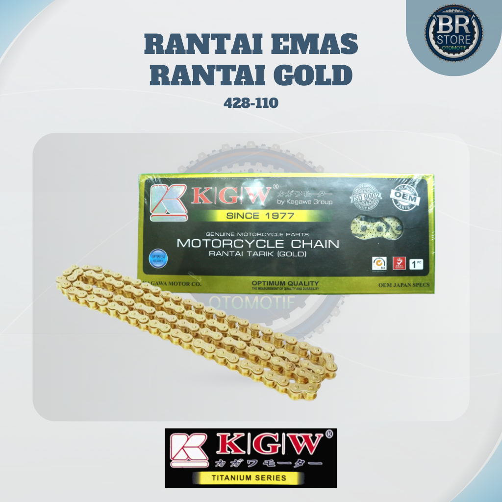KAGAWA RANTAI EMAS GOLD 428H-110L