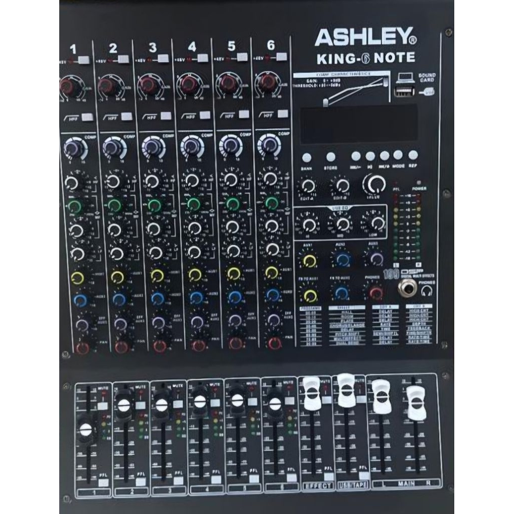 Mixer Ashley King 6 Note King6Note 6 Channel Original