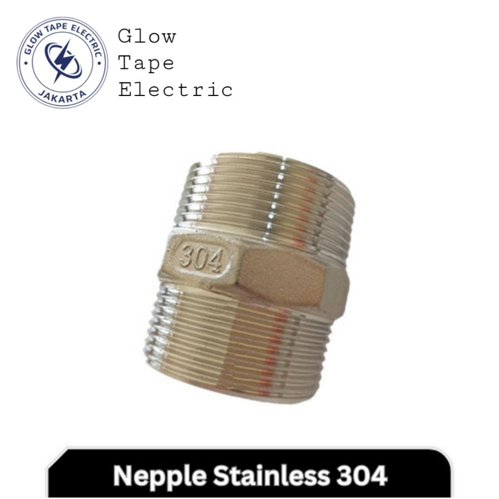Double Nepel SS304 Drat Stainless steel