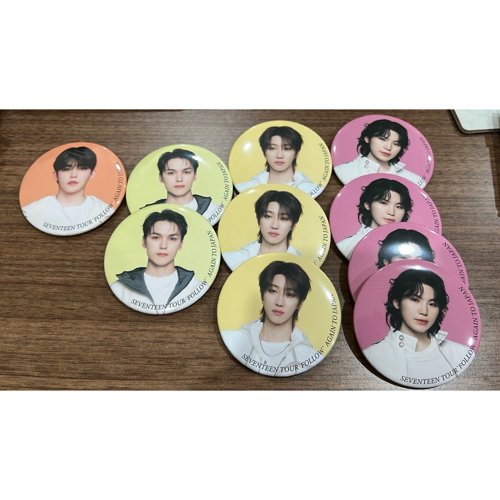 SEVENTEEN CAN BADGE JAPAN