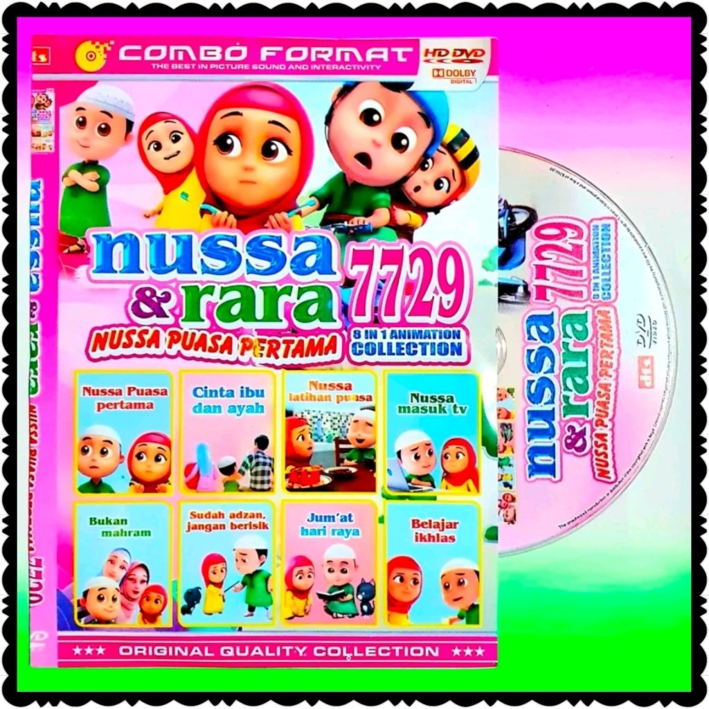 VARIASI LENGKAP KASET FILM KARTUN ANAK NUSSA RARA TERBARU-KASET VIDEO FILM MOVIE NUSSA RARA BARU