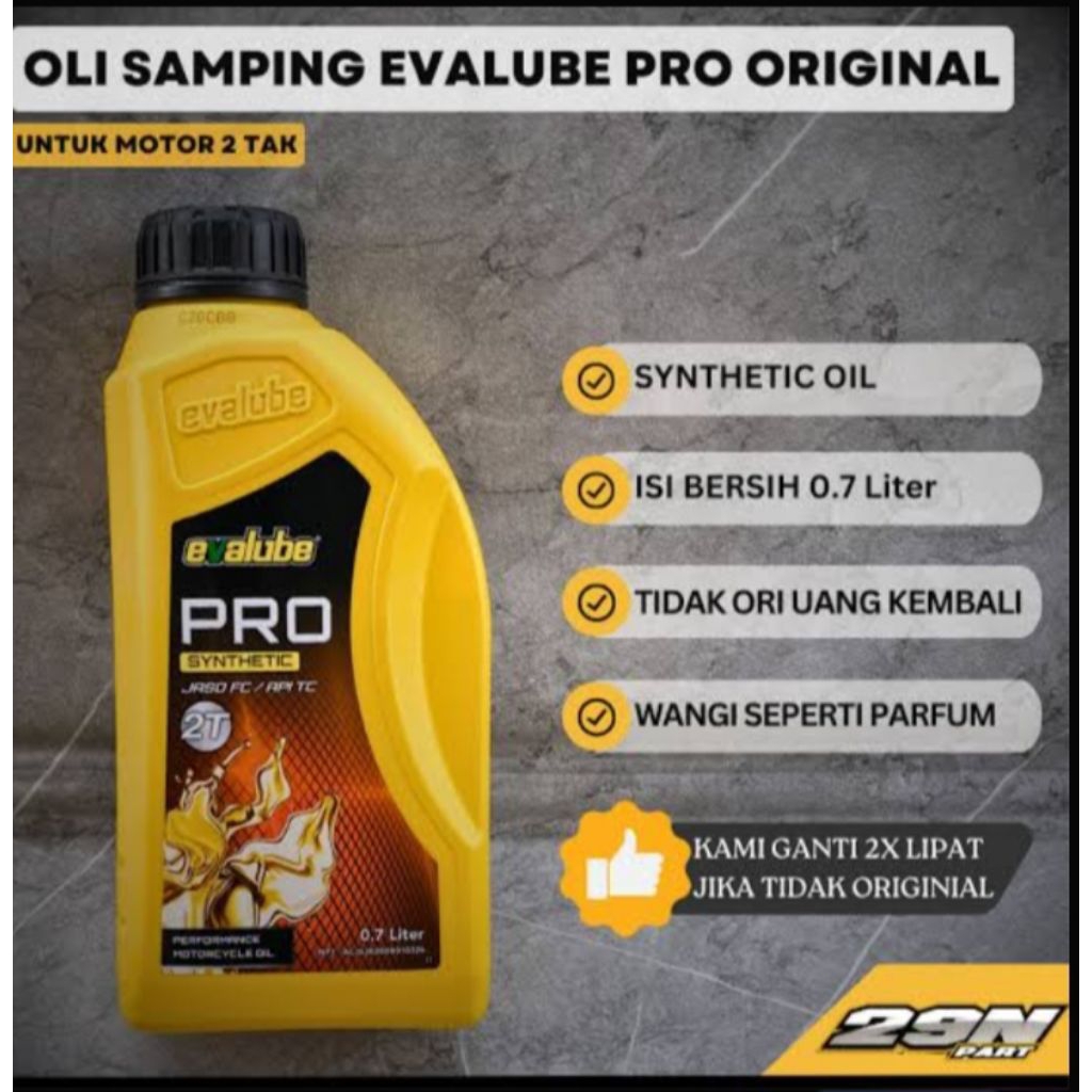 Evalube 2T Pro oli samping wangi