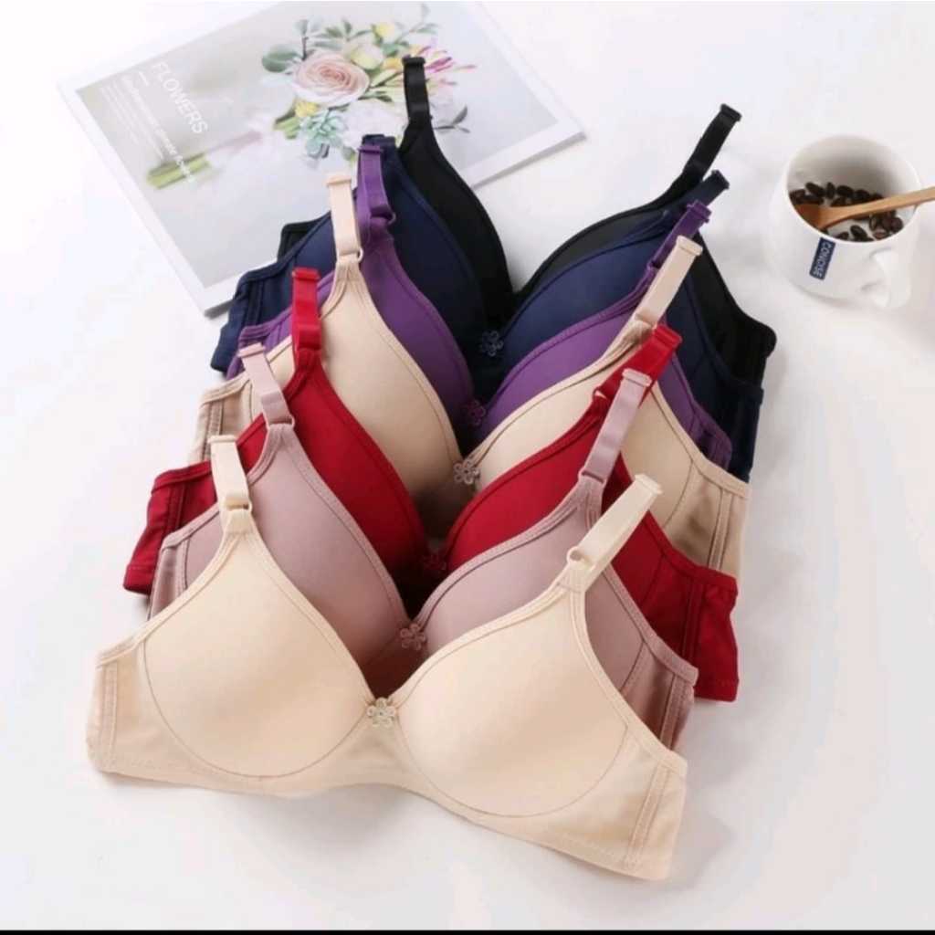 PROMO COD  bh isi 3 pcs murah / bh wanita dewasa / bh wanita busa / bh wanita busa tebal / bh sport 