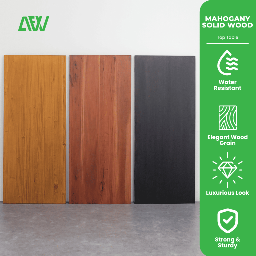 AFW Papan Meja Mahoni / Top Table MAHONI SOLID WOOD