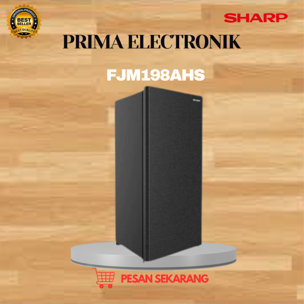 SHARP Standing Freezer 8 Rak FJ M198A HS 185L/ FJ-M198AHS / FJ M198AHS/SHARP KULKAS FREEZER 185L/KUL