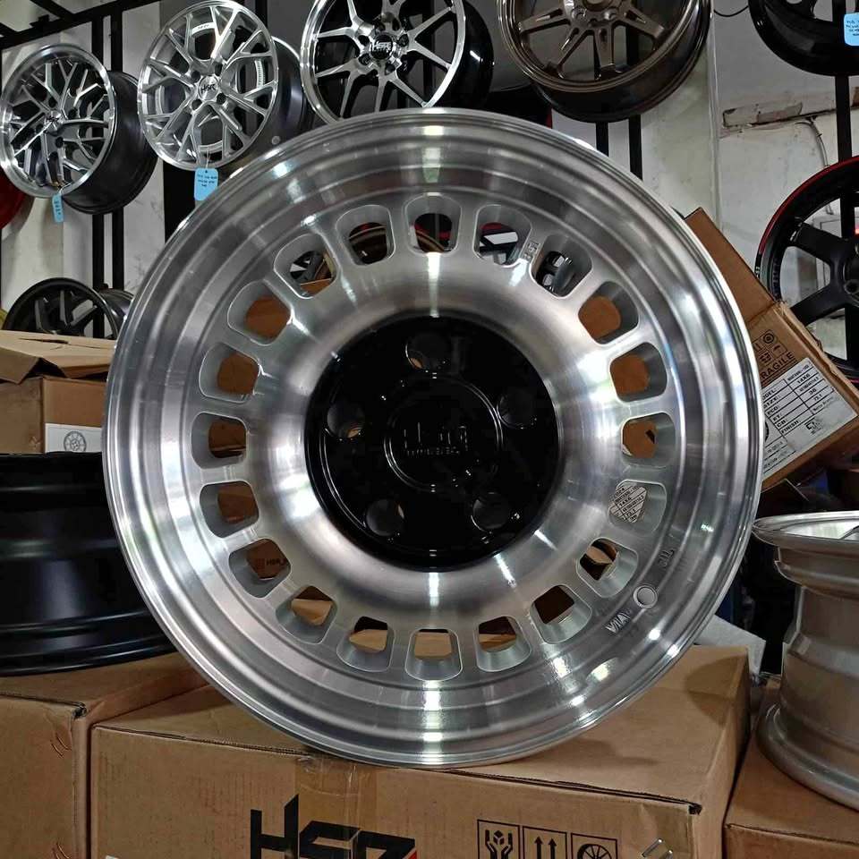 VELG MOBIL MOTIF KALENG RING 15 PCD 5X114 COCOK BUAT MOBIL KIJANG APV GRANMAK KUDA DLL HSR BSI R15 B