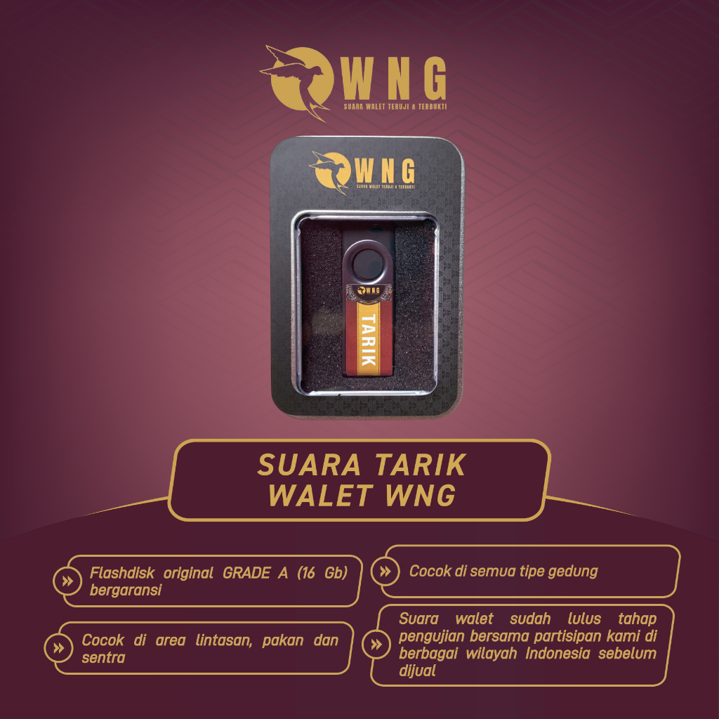 Suara Tarik Walet WNG Mp3 / Suara Walet Tarik Premium / Suara Burung Walet Tarik