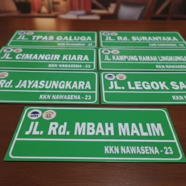 PROMO COD TERLARIS Plang NAMA JALAN NAMA KANTOR NOMER RUMAH NAMA KELAS Custom