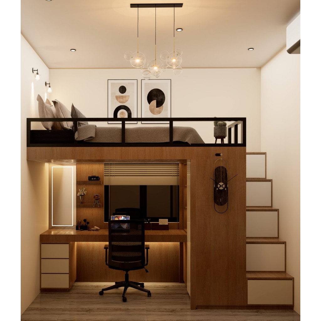 Loft Bed - Tempat Tidur Tingkat - Mezzanine