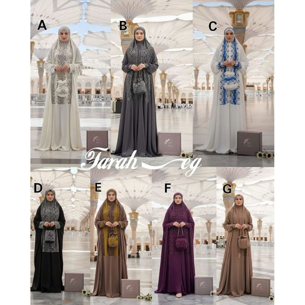 FARAH MUKENA TERUSAN JUMBO FREE BOX EXCLUSIVE BY MUKENA