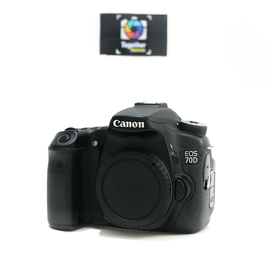 kamera dslr canon 70d body only tanpa lensa second sc minim