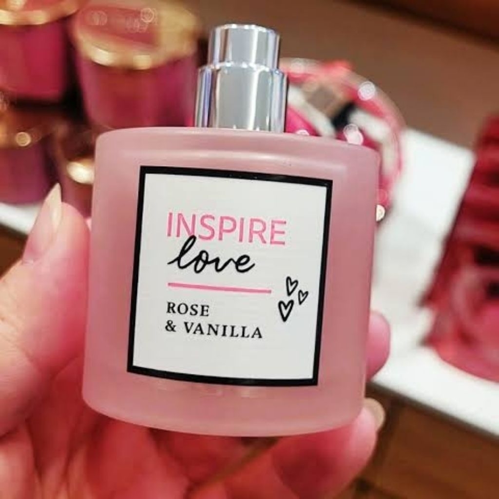 BBW AROMATHERAPHY INSPIRE LOVE ROSE VANILLA EAU DE PARFUM 50 ML