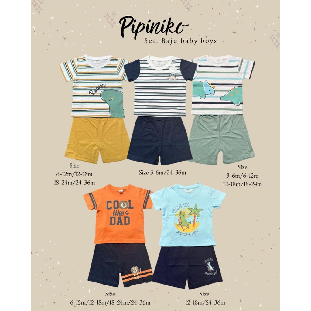 Setelan pipiniko Boys
