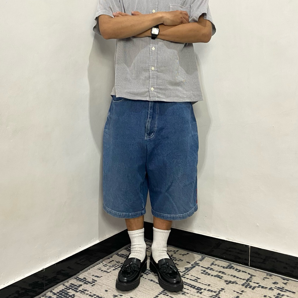 vtg Vans baggy jorts blue