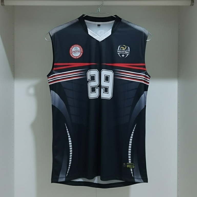 SPECS.21 Baju Kaos Jersey Singlet Lengan Full Printing Jersey Voli Cewek Cowok Set Custom Size S-Jum