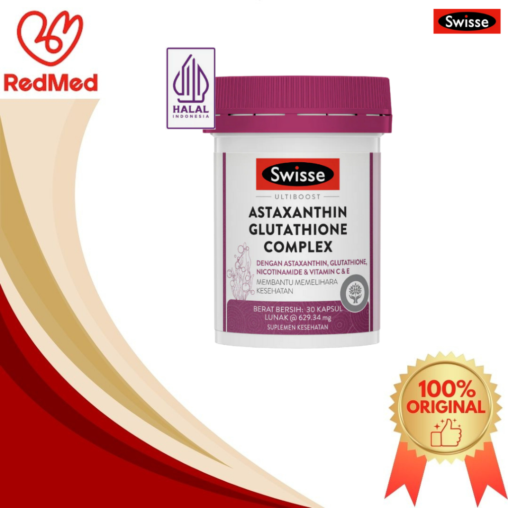 SWISSE ULTIBOOST ASTAXANTHIN GLUTATHIONE COMPLEX 30'S