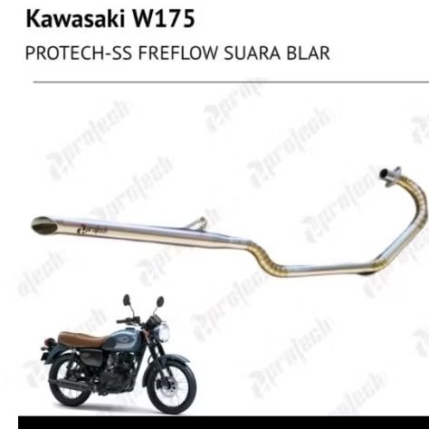 Kawasaki W175 — Silencer Freeflow · Silver — foto 2