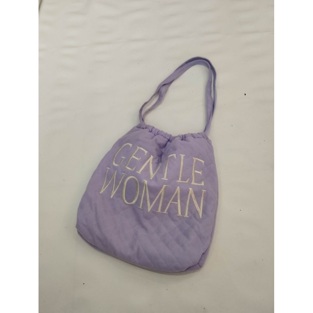 tote bag by gentle woman lilac