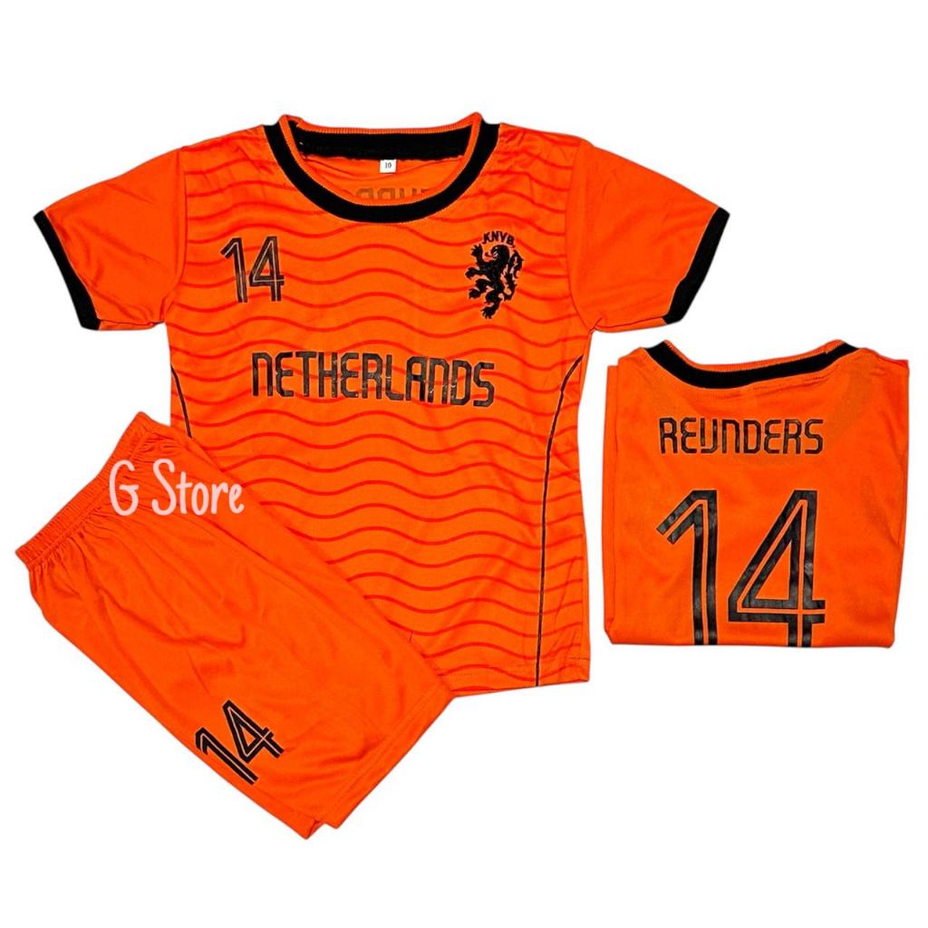 BISA COD / JERSEY BOLA BELANDA / SETELAN BAJU BOLA NETHERLAND ANAK TERMURAH / TERBARU