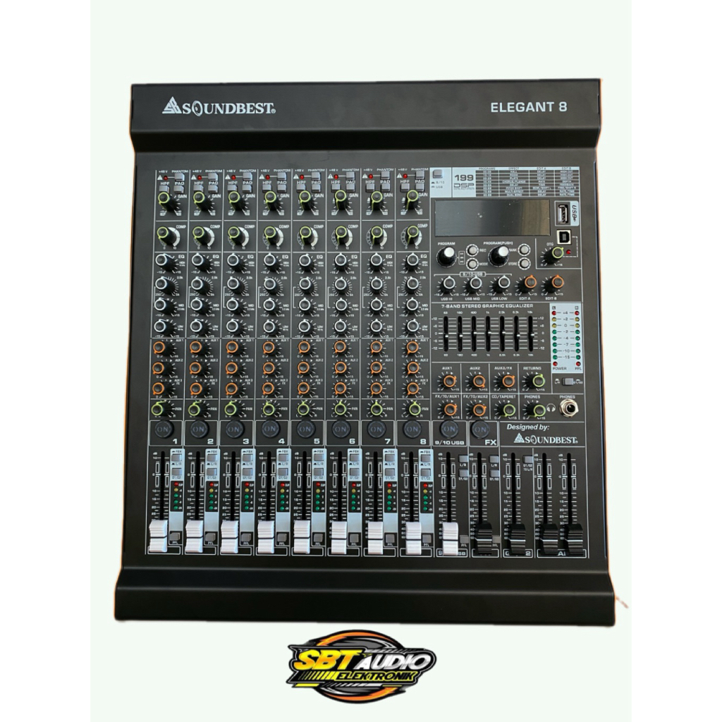 Mixer 8chanel SOUNDBEST ELEGANT8