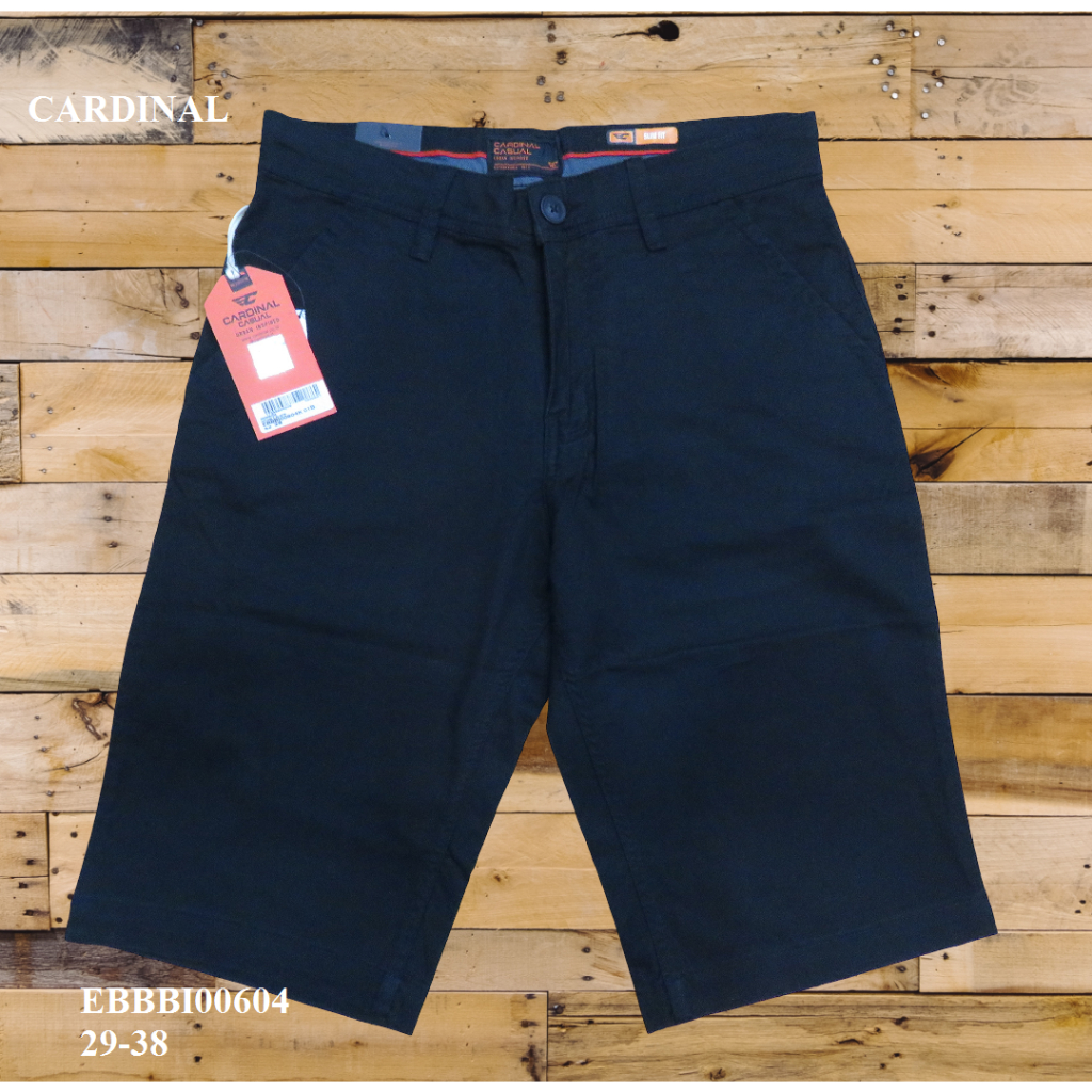 CELANA  CHINOS/KATUN  PENDEK PRIA SLIM FIT BRAND ORI MEREK CARDINAL  ART : EBBBI00604 PRICE Rp.411.9
