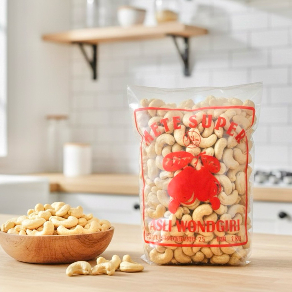 Kacang Mete Utuh Wonogiri Super Matang 1000 GR