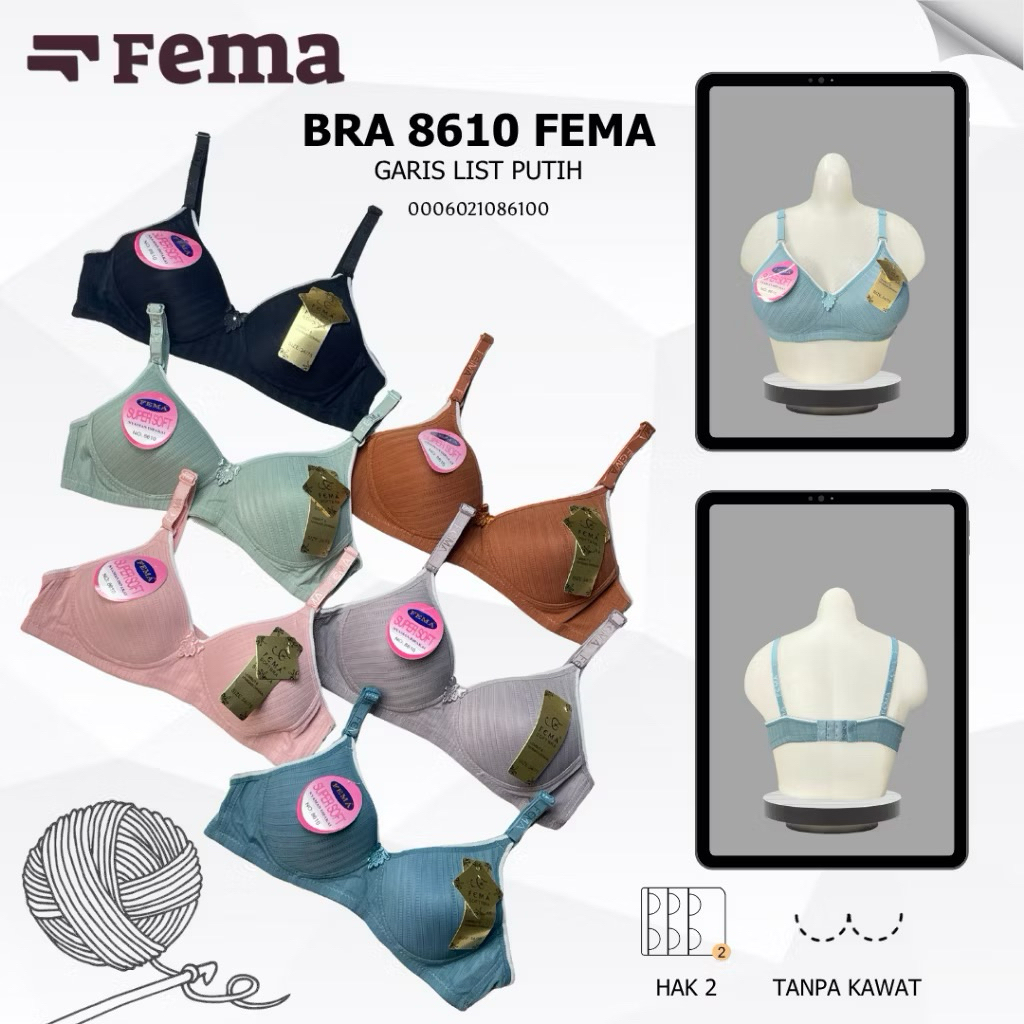 BRA SUPER SOFT FEMA 8610