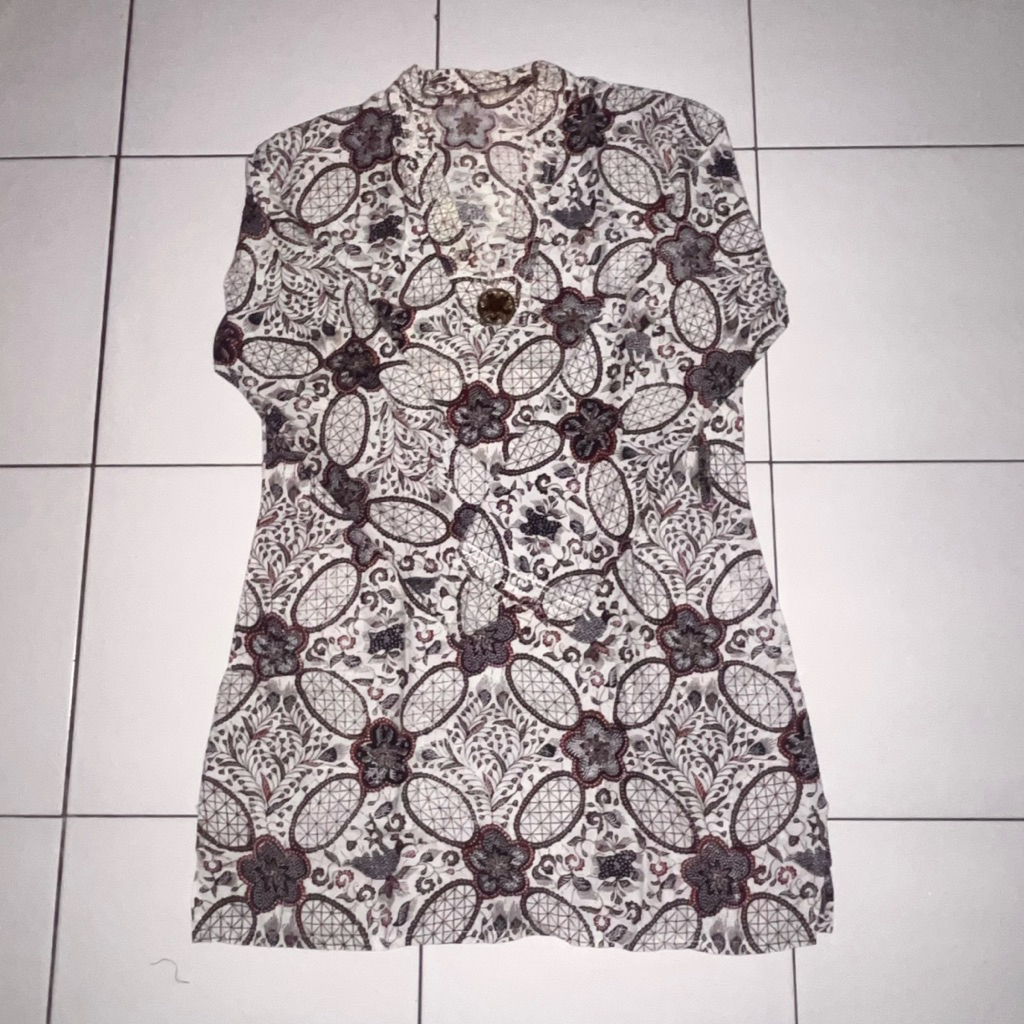 Baju Batik kantoran / Baju Batik Wanita / Baju Batik Guru / Baju Batik Lengan Panjang / Baju Batik P