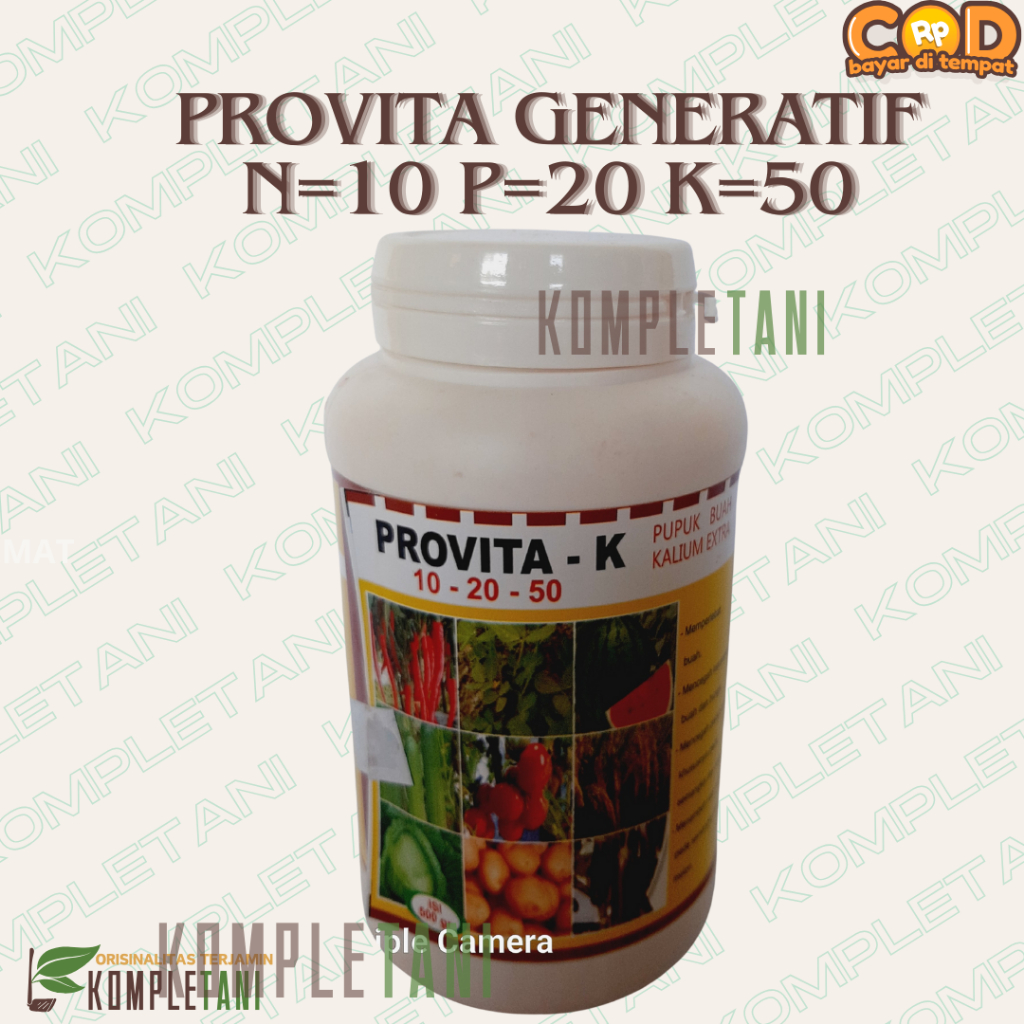 Provita K NPK 10-20-50 Pupuk Kalium Super untuk Tanaman Buah 500gr