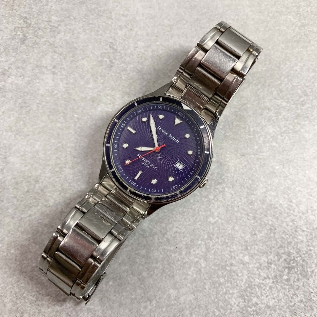 Jacque Martin originall second jam tangan pria