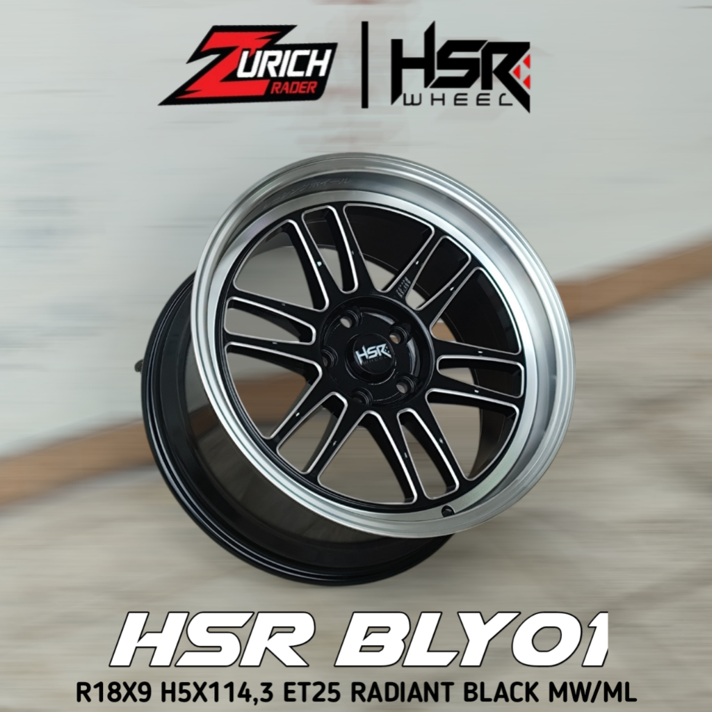 Velg Mobil Ring 18 Hsr Wheel Boroko Bly01 R18 Pelek Innova Hilux Rangga Accord Xtrail Stream