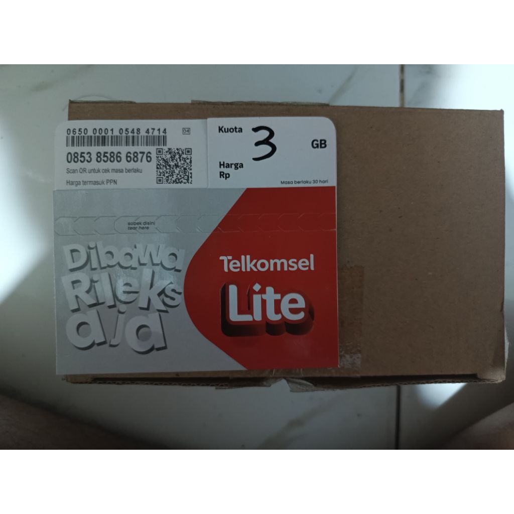 PERDANA Telkomsel 3gb inject SEGEL
