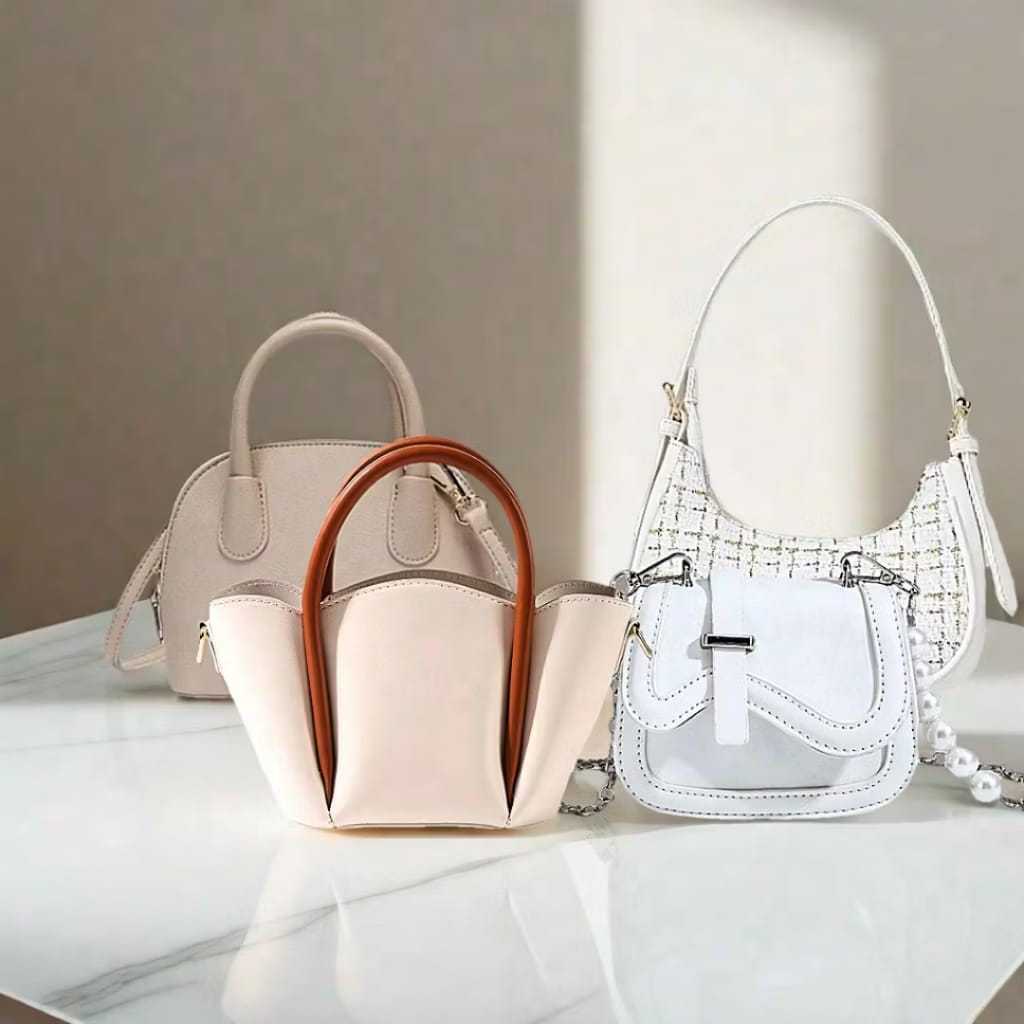 RB - Paket Hemat 100rb dapat 4 Tas Selempang Wanita Inara Casy Chybi Shakira Tas Bahu Wanita Bisa Co