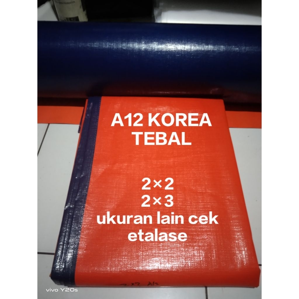 TERPAL A12 KOREA TEBAL/TERPAL PLASTIK A12
