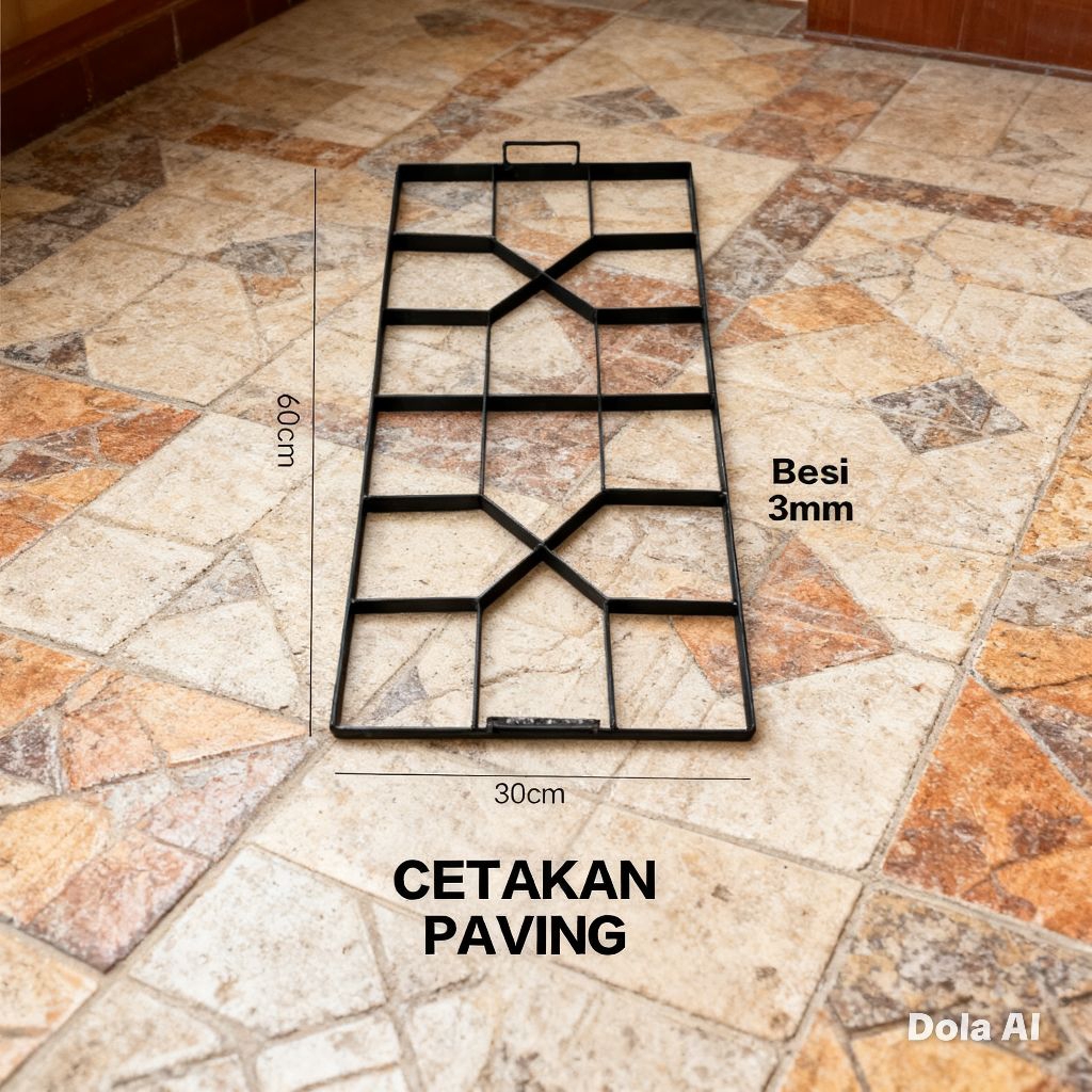 Cetak Paving Blok Ukuran 60x30Cm