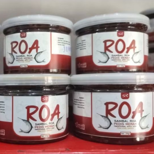 Sambal Roa SR Lombok Merah 130gr - Sambal Khas Palu