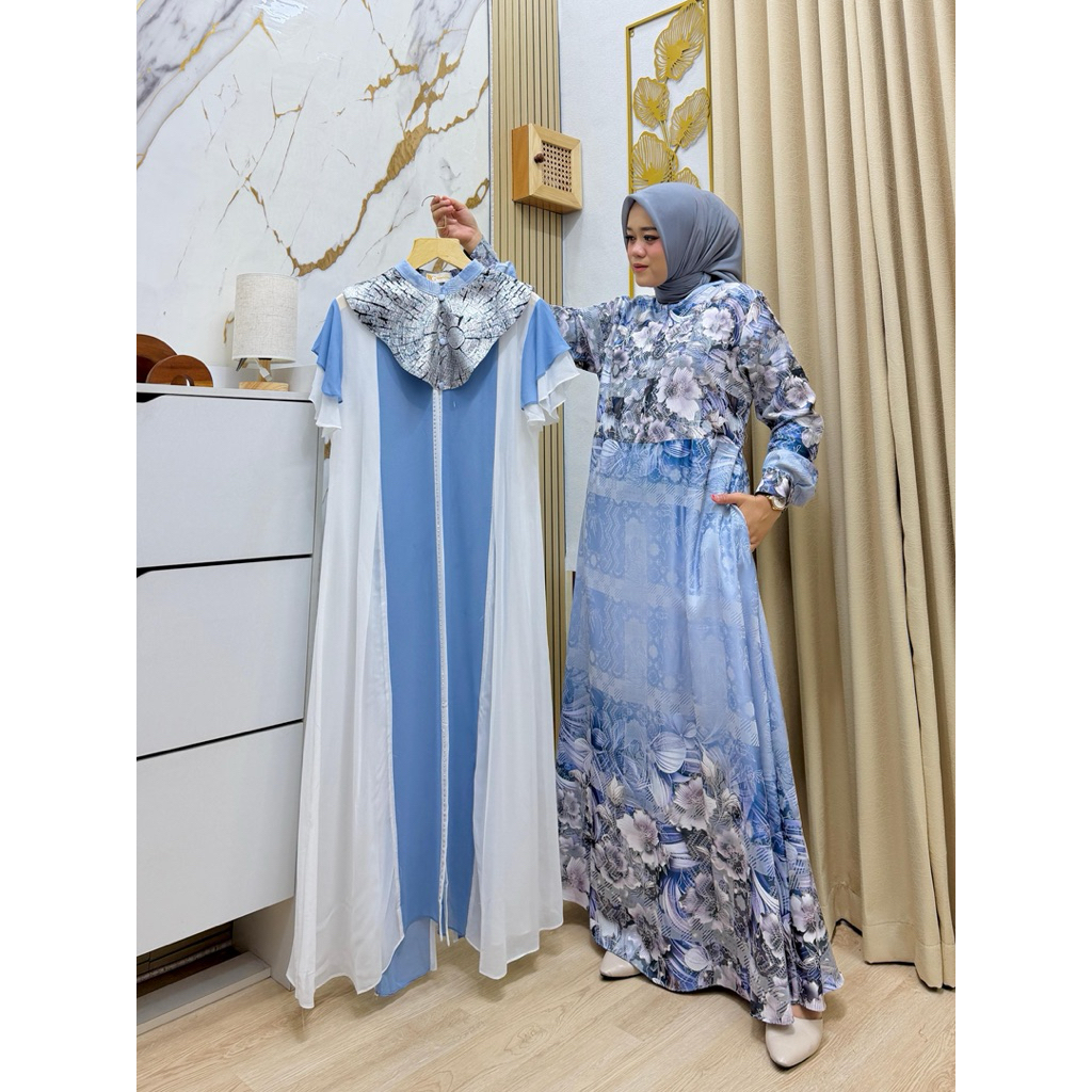 Gamis Rompi Lepas Gamis Lebaran Terbaru 2026|| Gamis Rompi Lepas virall