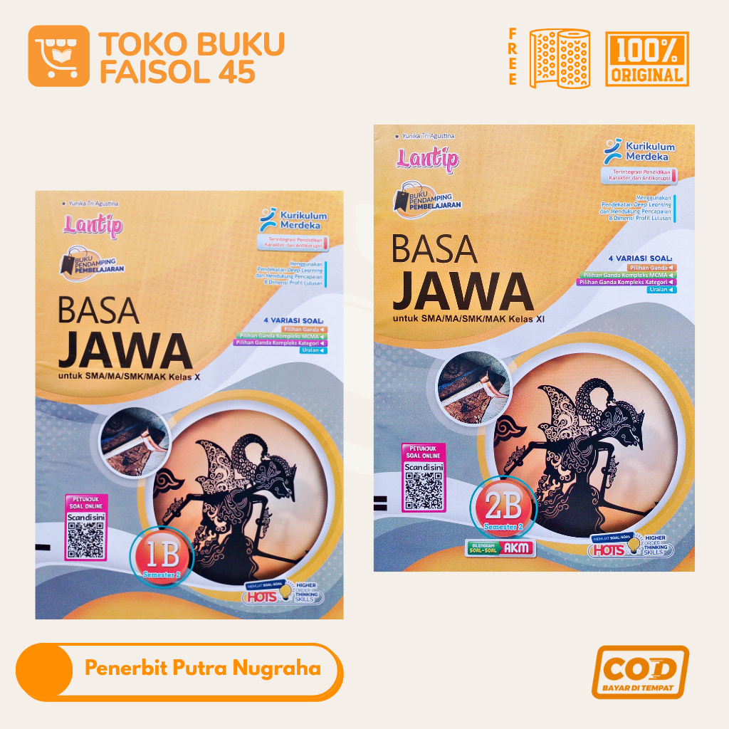 LKS Bahasa Jawa Timur SMA MA SMK MAK Kelas 10 11 12 Putra Nugraha - Lantip - Kurikulum Merdeka